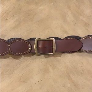 Brown Leather Belt